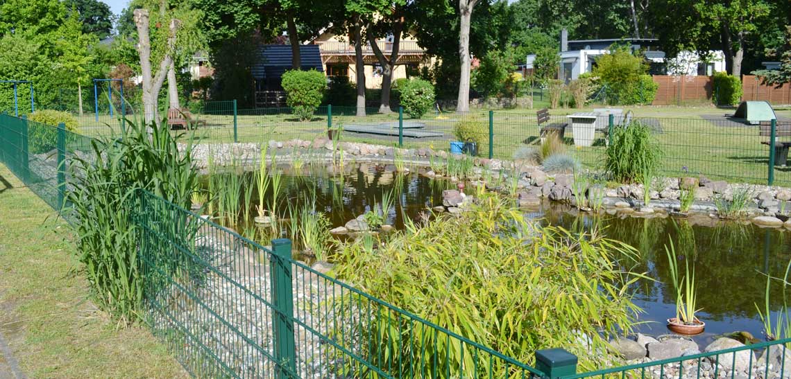 Teichanlage Pension Rathenow Tivoli
